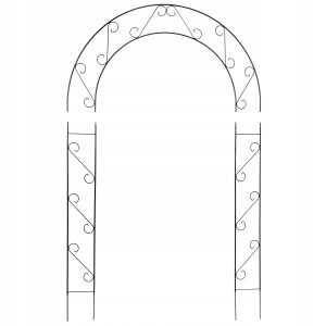 Pergola Ogrodowa Metalowa Łuk Na Kwiaty Róże 240cm 116452