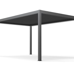Pergola Ogrodowa Tarasowa Aluminiowa NORDVIC Skyline LED 3x5m Antracyt 1049608