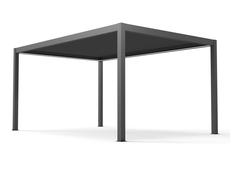 Pergola Ogrodowa Tarasowa Aluminiowa NORDVIC Skyline LED 3x5m Antracyt 1049608