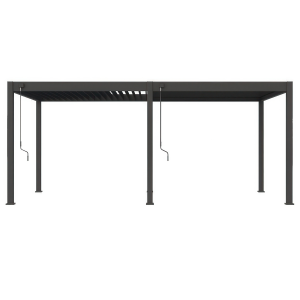Pergola Ogrodowa Zadaszenie Tarasu Elegance 3x6m Metalowa Antracyt Gutroof 873746
