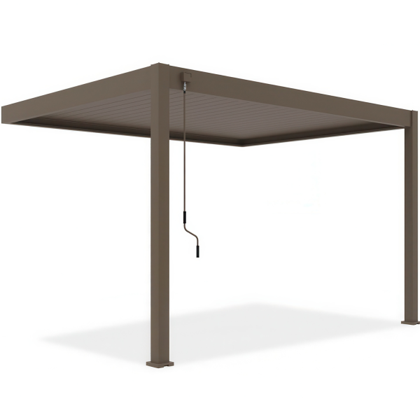 Pergola Przyścienna 3x4 Aluminiowa Elegance Wall Gutroof Na Taras 878681