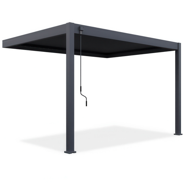 Pergola Przyścienna 3x4 Aluminiowa Elegance Wall Gutroof Na Taras 878680