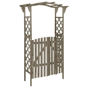 Pergola Szary Drewno vidaXL 677063 Pergola Szary Drewno vidaXL 677063