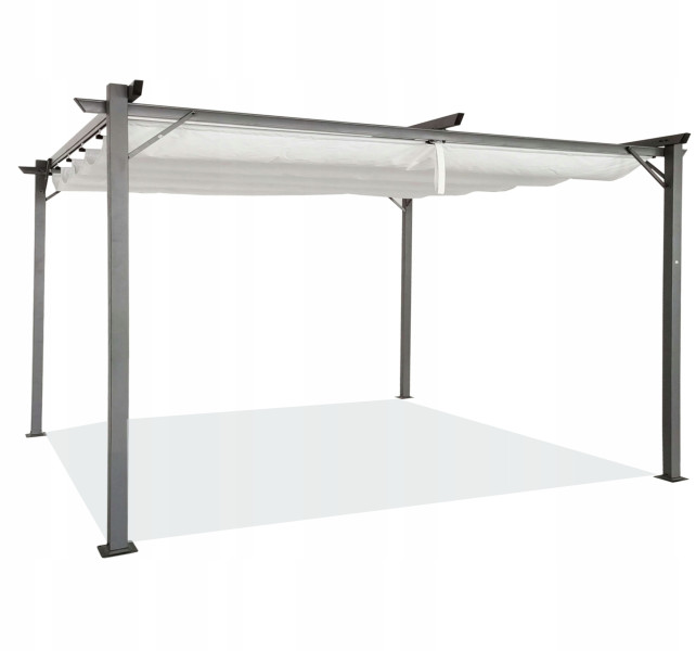 Pergola Tarasowa Hardmaister Ogrodowa 290x395cm Metalowa Sprint 3x4m 914911