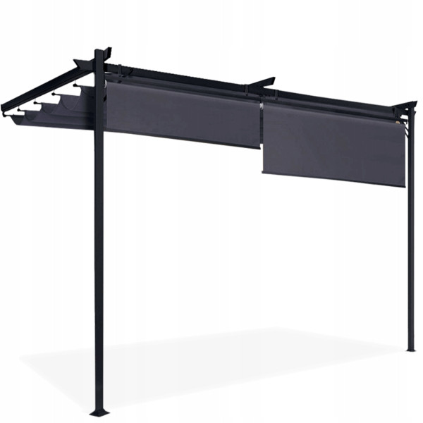 Pergola Tarasowa Hardmaister Ogrodowa Przyścienna Zadaszenie 4x2,7m 4x3 864486