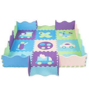 Piankowe puzzle dla dzieci 90×90 cm mata piankowa 77 elem. 373583