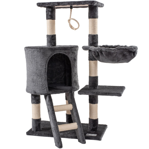 Pięciopoziomowy drapak dla kotów Szary 75 cm PJ-045 436796