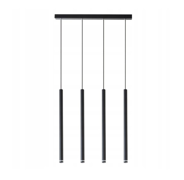 Piero lampa wisząca 4xG9 czarna matowa 50 cm 1066357