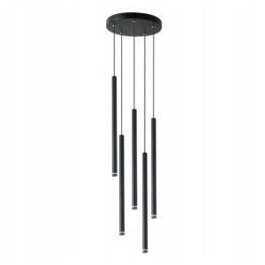 Piero lampa wisząca 5xG9 czarna mat 100cm 1066355 Piero lampa wisząca 5xG9 czarna mat 100cm 1066355
