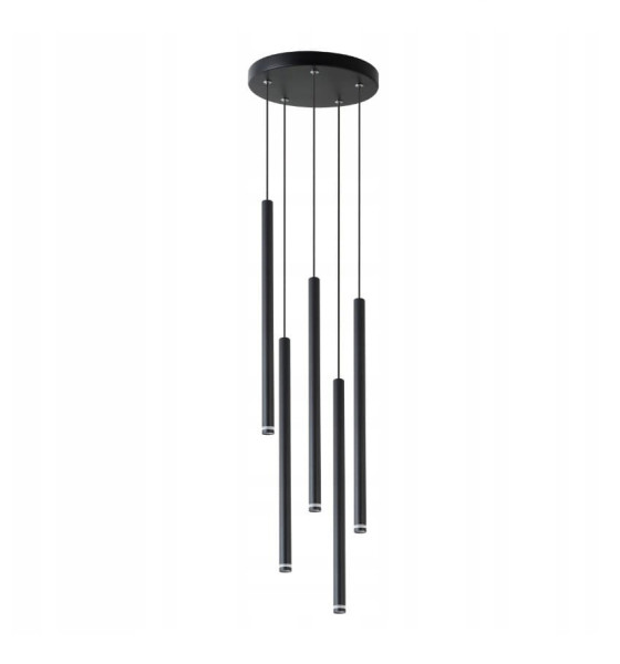 Piero lampa wisząca 5xG9 czarna mat 100cm 1066355