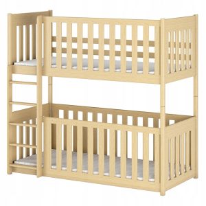 Piętrowe łóżko montessori dla rodzeństwa KONRAD 90×200 drewniane sosna 873240 Piętrowe łóżko montessori dla rodzeństwa KONRAD 90×200 drewniane sosna 873240