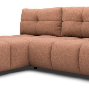 Pikowany Narożnik MILA rozkładany bez boczków lewy ceglasty 752141 Pikowany Narożnik MILA rozkładany bez boczków lewy ceglasty 752141