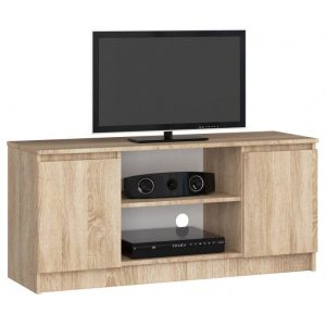 Szafka rtv, półki, NOVA, 120x40x55 cm, dąb sonoma, mat | TYLETEGOTU 988752 Szafka rtv, półki, NOVA, 120x40x55 cm, dąb sonoma, mat | TYLETEGOTU 988752