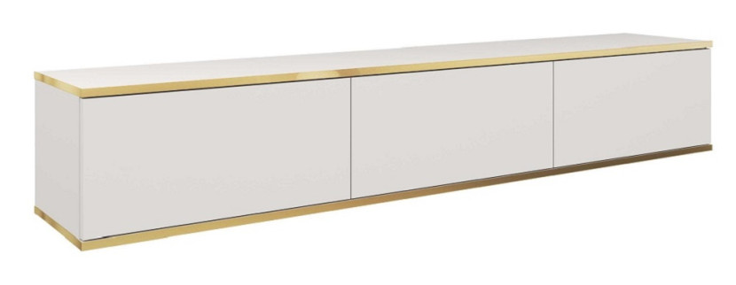Szafka rtv POLO wisząca 175 cm - biała 347865