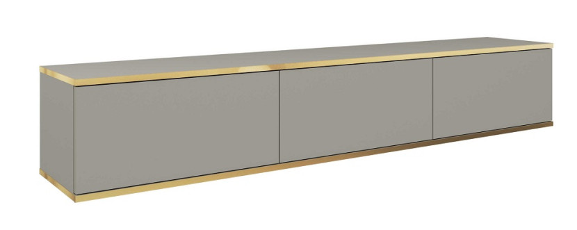 Szafka rtv POLO wisząca 175 cm - szara 347868