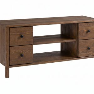 Szafka RTV Prestige 118 drewniana, kolor brązowy 1067536 Szafka RTV Prestige 118 drewniana, kolor brązowy 1067536