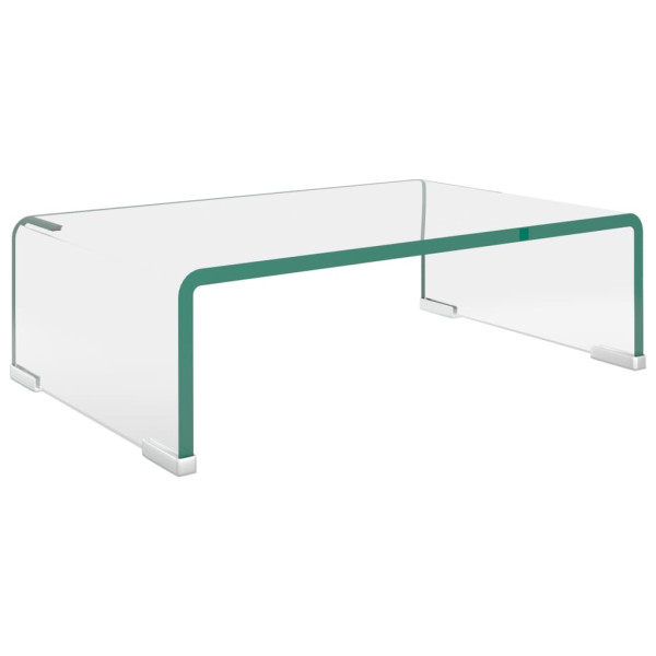 Szafka rtv Przezroczysta 40 x 25 x 11 cm Szkło vidaXL 381576