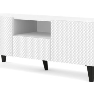 Szafka RTV Ravenna C 150 cm 2D1S biały połysk 240613 Szafka RTV Ravenna C 150 cm 2D1S biały połysk 240613