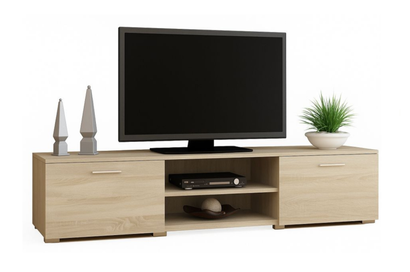Szafka RTV RONI 150 cm - Dąb Sonoma 909708