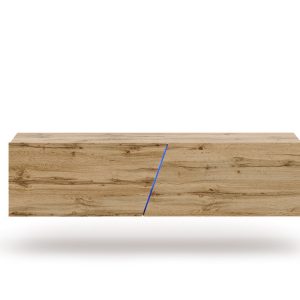 Szafka RTV Slant dąb wotan RGB UK 160 cm 117184 Szafka RTV Slant dąb wotan RGB UK 160 cm 117184