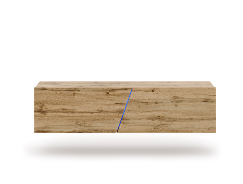 Szafka RTV Slant dąb wotan RGB UK 160 cm 117184