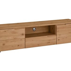 Szafka RTV Spice 165 cm z 2 drzwiami i szufladą dąb naturalny 806728 Szafka RTV Spice 165 cm z 2 drzwiami i szufladą dąb naturalny 806728