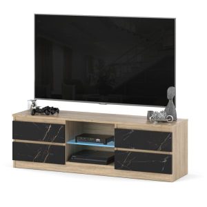 Szafka rtv stojąca 138cm 4 szuflady sonoma san sebastian 693274 Szafka rtv stojąca 138cm 4 szuflady sonoma san sebastian 693274