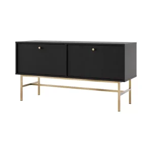 Szafka RTV stojąca do salonu Sakai 3 2K T302 Czarny 716280 Szafka RTV stojąca do salonu Sakai 3 2K T302 Czarny 716280