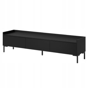 Szafka RTV stojąca Liam 180 Czarna 668468 Szafka RTV stojąca Liam 180 Czarna 668468