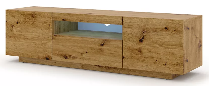 Szafka rtv stojąca lub wisząca dąb artisan - Aveno 692201