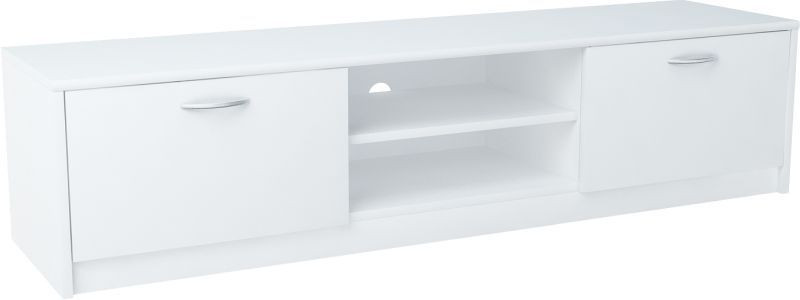 Szafka RTV, stolik, K028, 160x41x36 cm, biel, mat 616678
