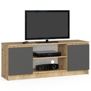 Szafka rtv, stolik, NOVA, 140x40x55, artisan, grafit szary | TYLETEGOTU 988734 Szafka rtv, stolik, NOVA, 140x40x55, artisan, grafit szary | TYLETEGOTU 988734