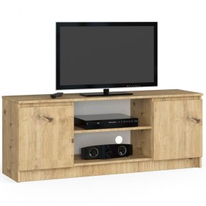Szafka rtv, stolik, NOVA, 140x40x55 cm, dąb artisan, mat | TYLETEGOTU 988729 Szafka rtv, stolik, NOVA, 140x40x55 cm, dąb artisan, mat | TYLETEGOTU 988729