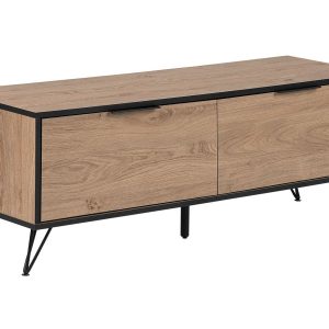 Szafka RTV stolik pod telewizor jasne drewno 70957 Szafka RTV stolik pod telewizor jasne drewno 70957