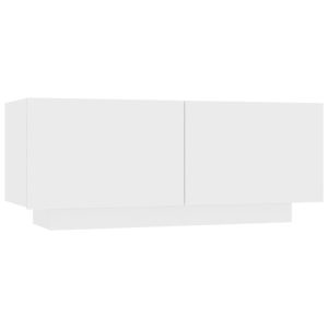 Szafka RTV Stolik Pod Telewizor Szafka Półka Biała 100x35x40 cm 765071 Szafka RTV Stolik Pod Telewizor Szafka Półka Biała 100x35x40 cm 765071