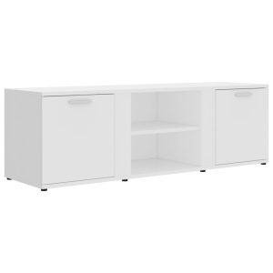 Szafka RTV Stolik Pod Telewizor Szafka Półka Biała 120x34x37 cm 770963 Szafka RTV Stolik Pod Telewizor Szafka Półka Biała 120x34x37 cm 770963