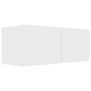 Szafka RTV Stolik Pod Telewizor Szafka Półka Biała 80x30x30 cm 763463 Szafka RTV Stolik Pod Telewizor Szafka Półka Biała 80x30x30 cm 763463
