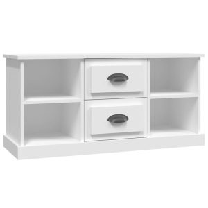 Szafka RTV Stolik Pod Telewizor Szafka Półka Biała 99.5×35.5×48 cm 764480 Szafka RTV Stolik Pod Telewizor Szafka Półka Biała 99.5×35.5×48 cm 764480