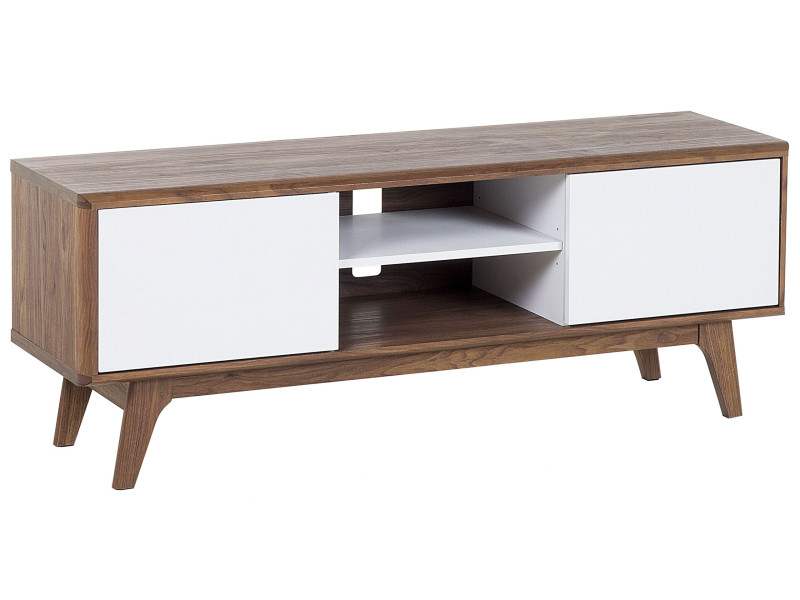Szafka RTV stolik pod TV do 60ʺ brązowo-biały 70970