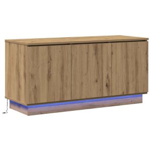 Szafka RTV Stolik Półka Szafka Pod Telewizor Do Salonu LED 100 x 38 x 49 cm 866878 Szafka RTV Stolik Półka Szafka Pod Telewizor Do Salonu LED 100 x 38 x 49 cm 866878