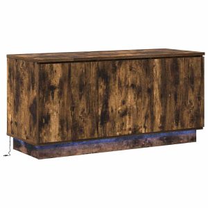 Szafka RTV Stolik Półka Szafka Pod Telewizor Do Salonu LED 100 x 38 x 49 cm 867058 Szafka RTV Stolik Półka Szafka Pod Telewizor Do Salonu LED 100 x 38 x 49 cm 867058