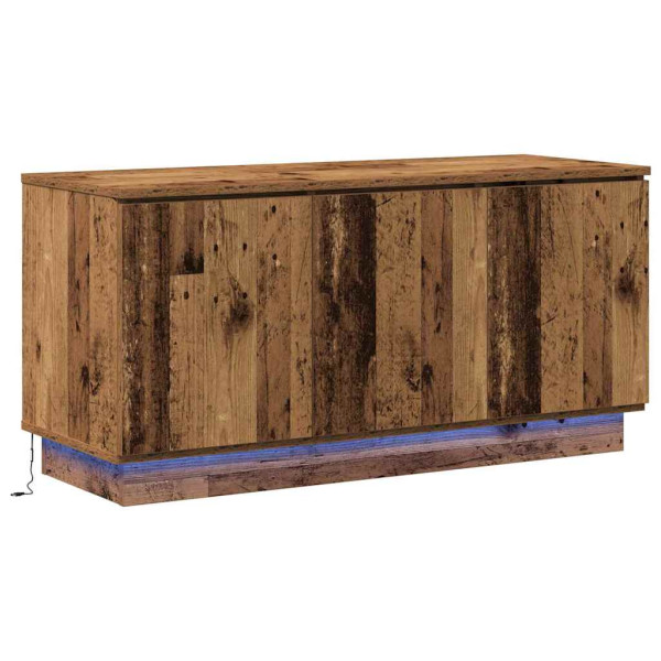Szafka RTV Stolik Półka Szafka Pod Telewizor Do Salonu LED 100 x 38 x 49 cm 866860