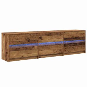 Szafka RTV Stolik Półka Szafka Pod Telewizor Do Salonu LED 180 x 34 x 50 cm 867957 Szafka RTV Stolik Półka Szafka Pod Telewizor Do Salonu LED 180 x 34 x 50 cm 867957