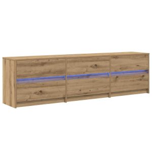 Szafka RTV Stolik Półka Szafka Pod Telewizor Do Salonu LED 181 x 34 x 50 cm 867609 Szafka RTV Stolik Półka Szafka Pod Telewizor Do Salonu LED 181 x 34 x 50 cm 867609