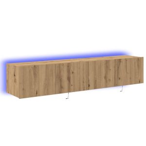 Szafka RTV Stolik Półka Szafka Pod Telewizor Do Salonu LED 80 x 35 x 31 cm 866662 Szafka RTV Stolik Półka Szafka Pod Telewizor Do Salonu LED 80 x 35 x 31 cm 866662