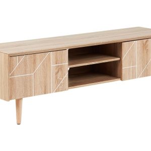 Szafka RTV stolik retro jasne drewno 70915 Szafka RTV stolik retro jasne drewno 70915