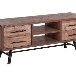 Szafka RTV szuflady jasne drewno 70986 Szafka RTV szuflady jasne drewno 70986
