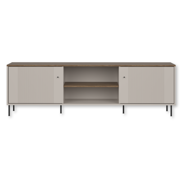 Szafka RTV TIRAMISU 2D - Kaszmir/Dąb antyczny | 183,4x55,2x40 cm 1056924