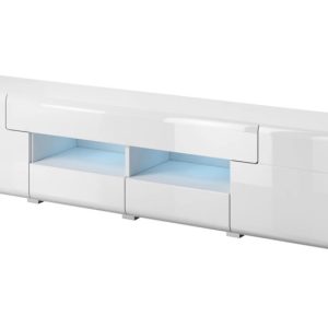 Szafka RTV TOLEDO 2D4S 208 biała połysk 185851