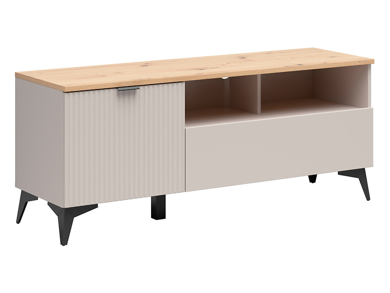 Szafka RTV Velton 135 cm z kaszmir/dąb artisan 950145